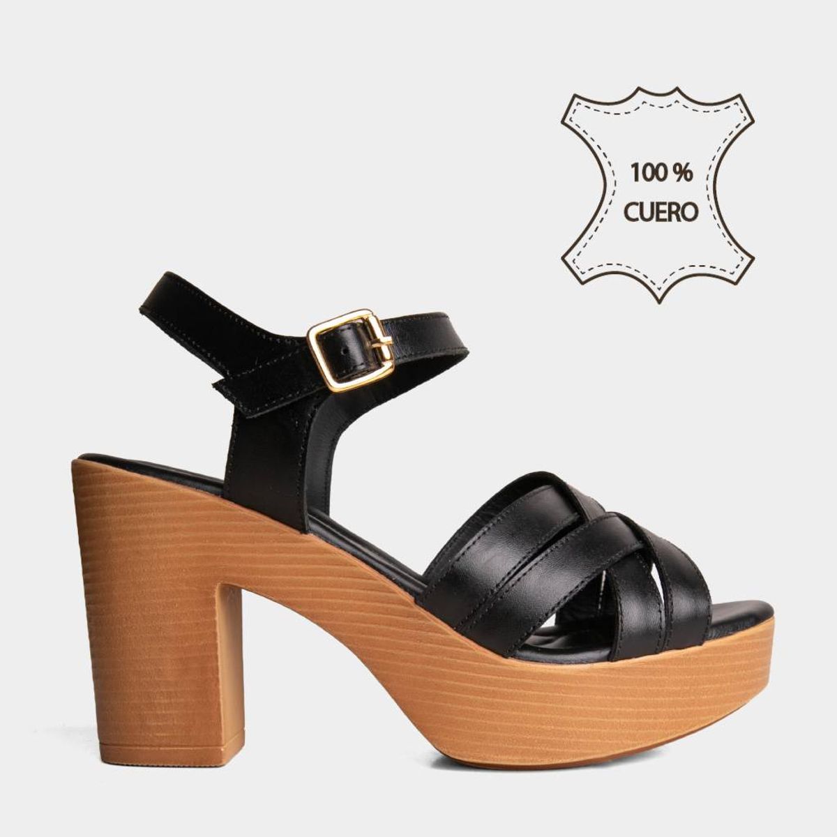 TOP MODEL - Sandalias Casuales Top Model Mujeres Tmo-Bk00002 Cuero