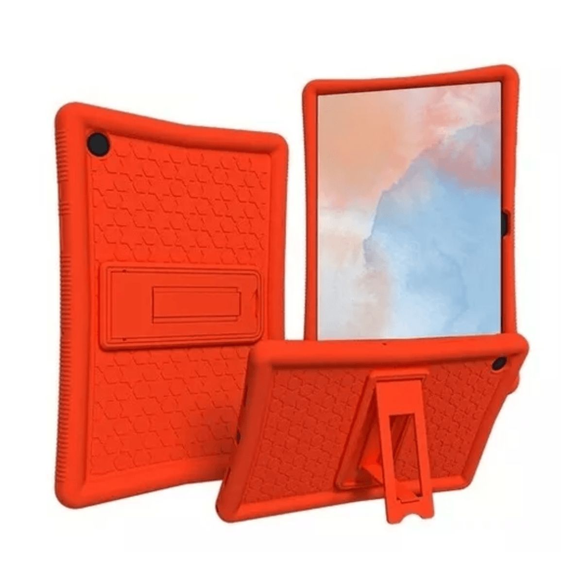GENERICO - Funda para Lenovo Tab Yoga Smart 101 - Silicona Soft Antishock Roja