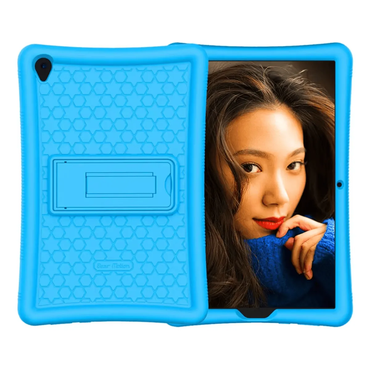 GENERICO - Funda for Lenovo Tab Yoga Smart 101 Silicona Soft Antishock Celeste