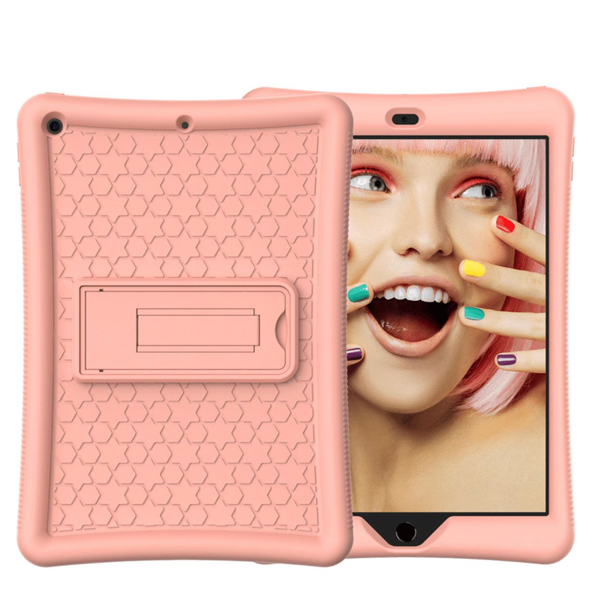 GENERICO - Funda para Xiaomi Pad 7 112 - Silicona Soft Antishock Rosado