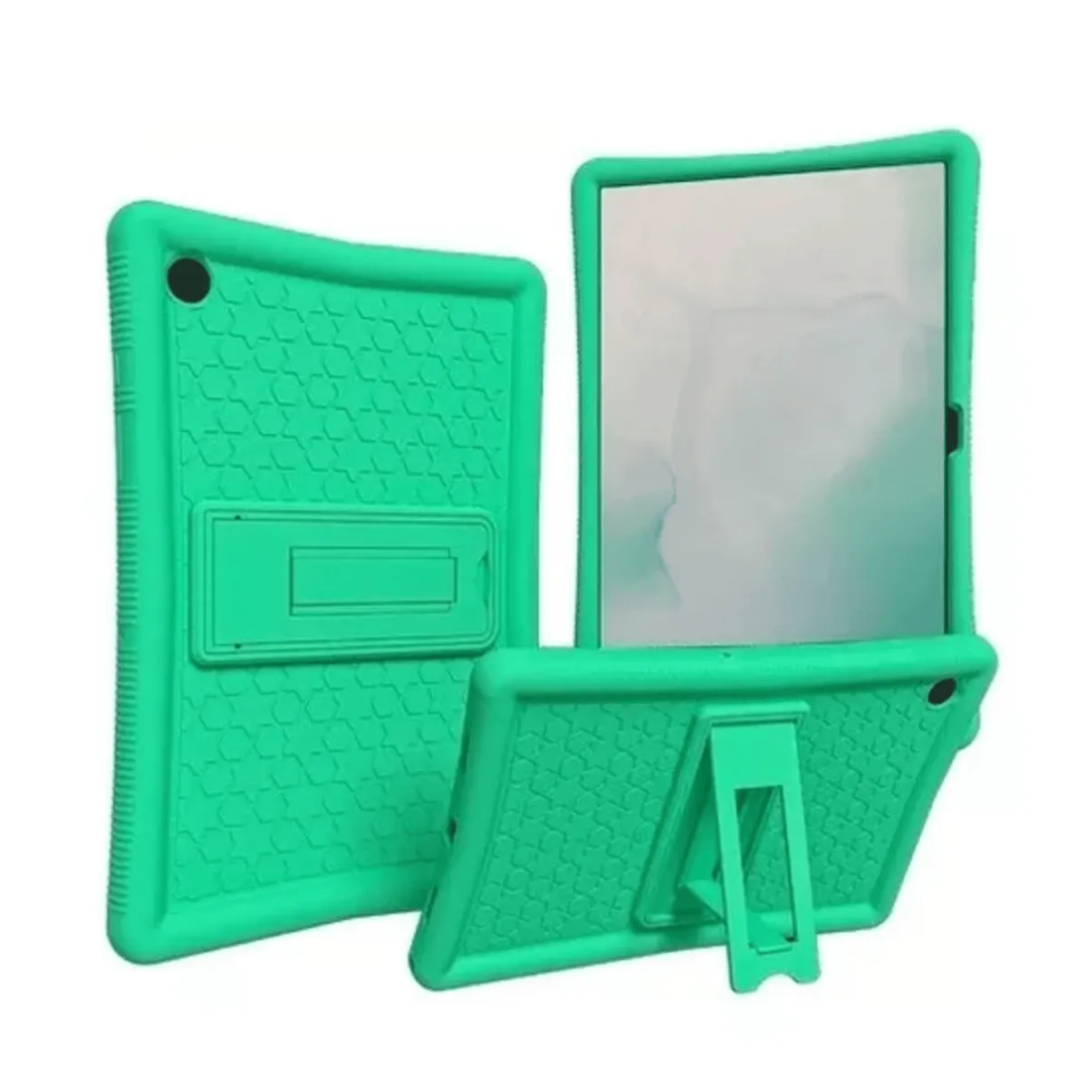 GENERICO - Funda para Lenovo Tab Yoga Smart 101 Silicona Soft Antishock Verde