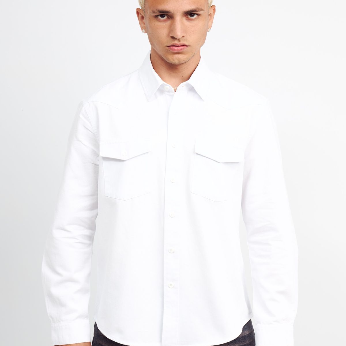 ISAGUE - Sobrecamisa Anglo Manga Larga Hombre