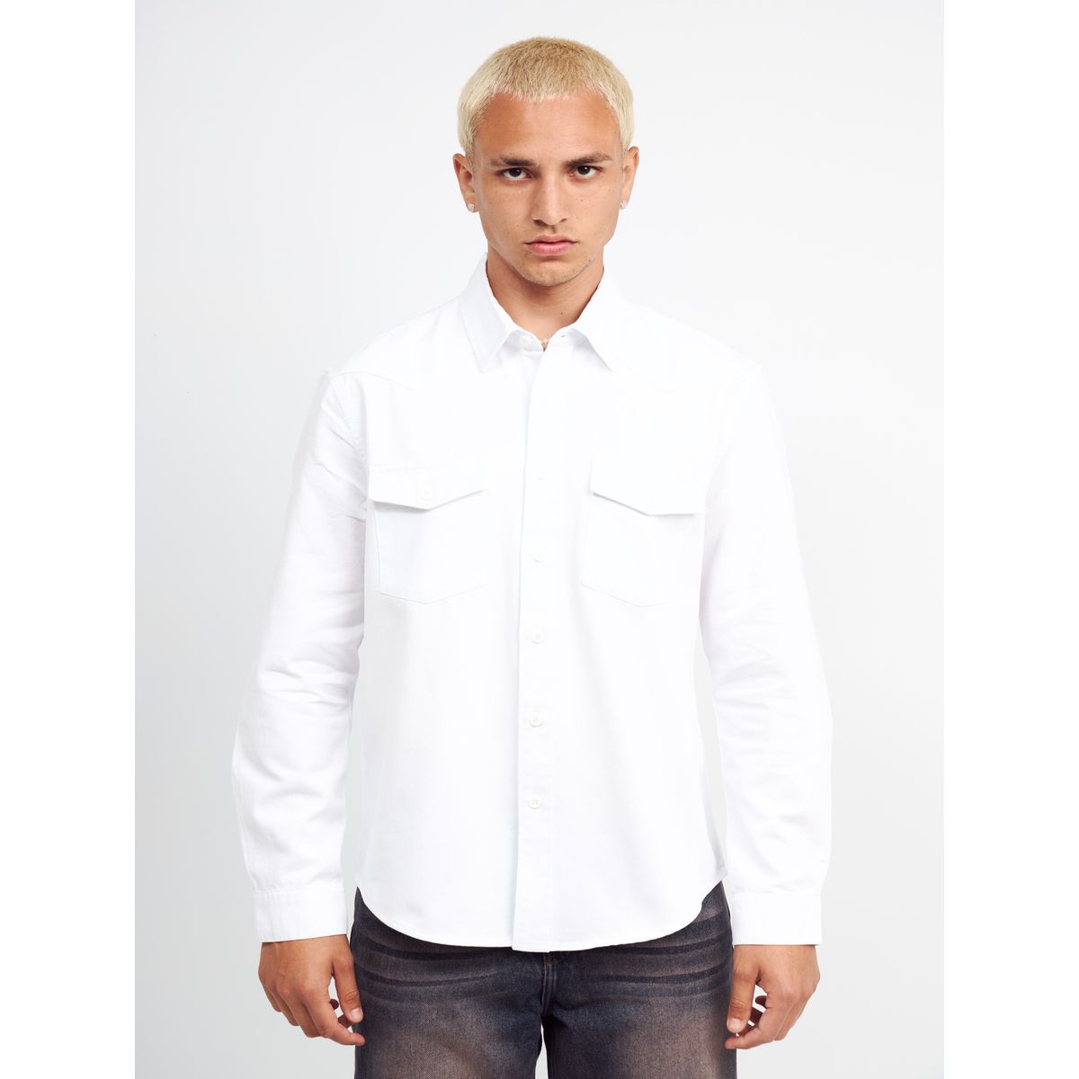 ISAGUE - Sobrecamisa Anglo Manga Larga Hombre