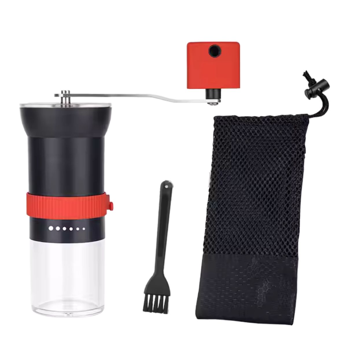 GENERICO - Molinillo de cafe COLOR NEGRO cono de CERAMICA cap 40gr Wallace