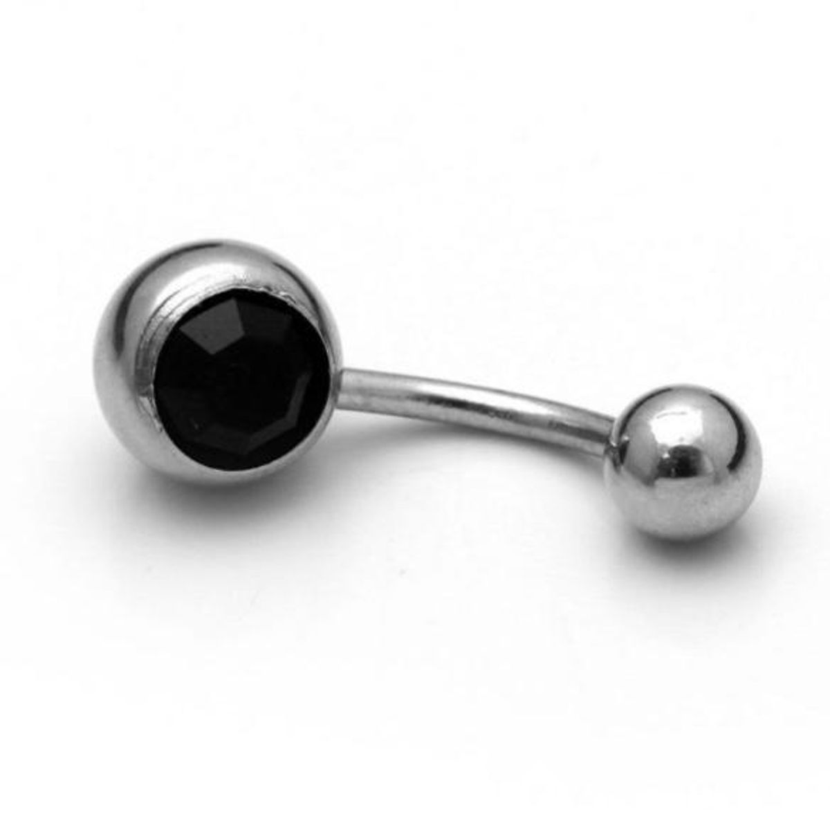 GENERICO - Piercing para el ombligo - Color negro