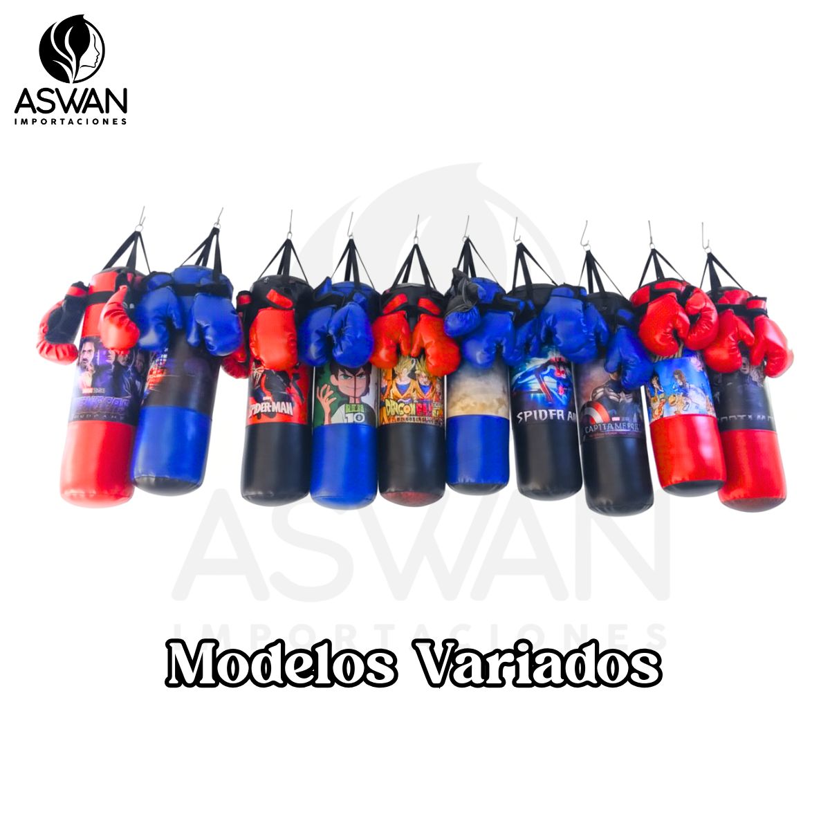 GENERICO - Set Saco de Box + Guantes Para Niños