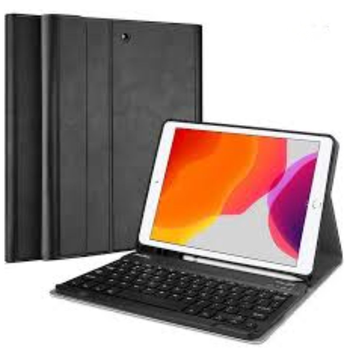 GENERICO - FUNDA SMART COVER CON TECLADO TOUCH PARA IPAD A16 11VA G 11 " NEGRO