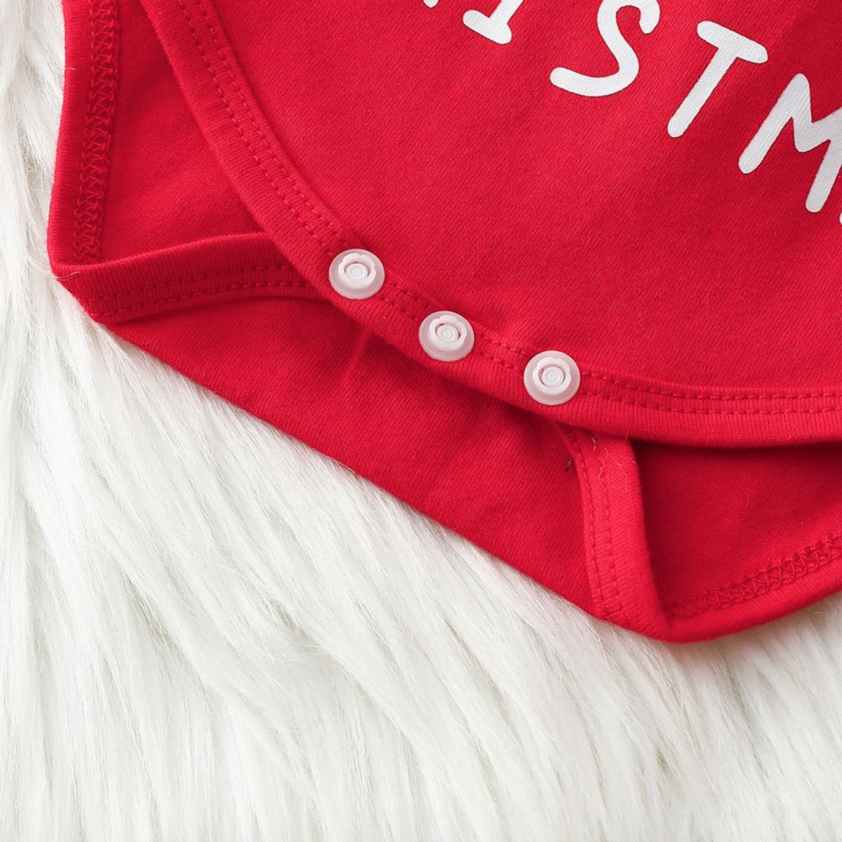 GENERICO - VESTIDO DE NAVIDAD PARA BEBÉ NIÑA - MI PRIMERA NAVIDAD - BODY + TUTU + VINCHA