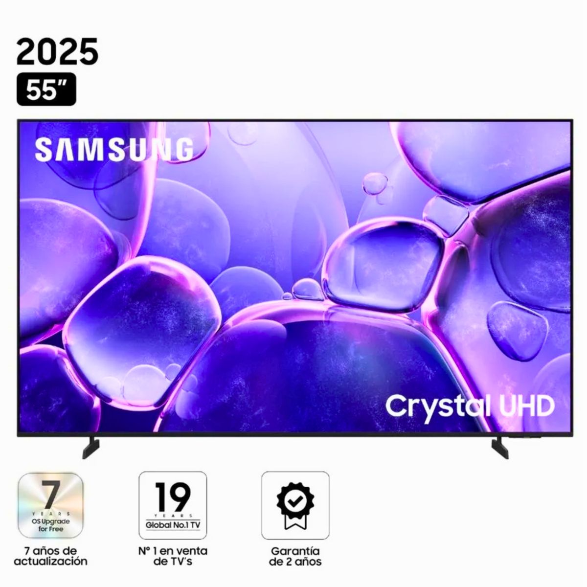 SAMSUNG - Televisor Samsung 55" Crystal UHD U8000F Smart TV  Tizen 8.0 UHD 4K (2025)