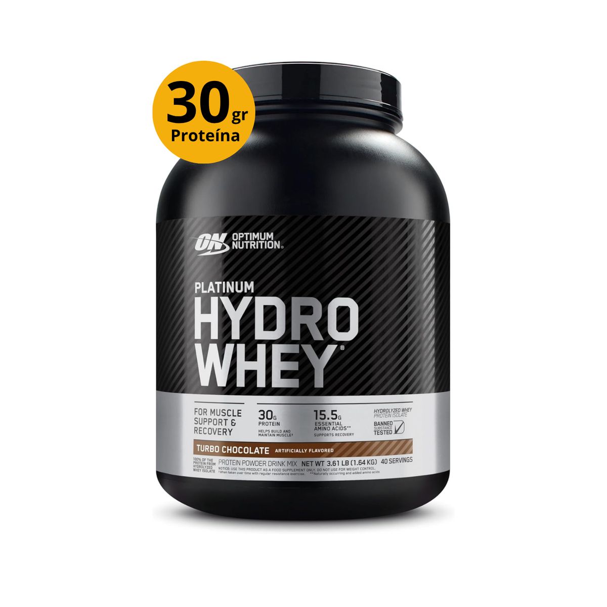 Optimum Nutrition - PROTEINA PLATINUM HYDROWHEY 3.5 LB CHOCOLATE - PROTEINA HIDROLIZADA