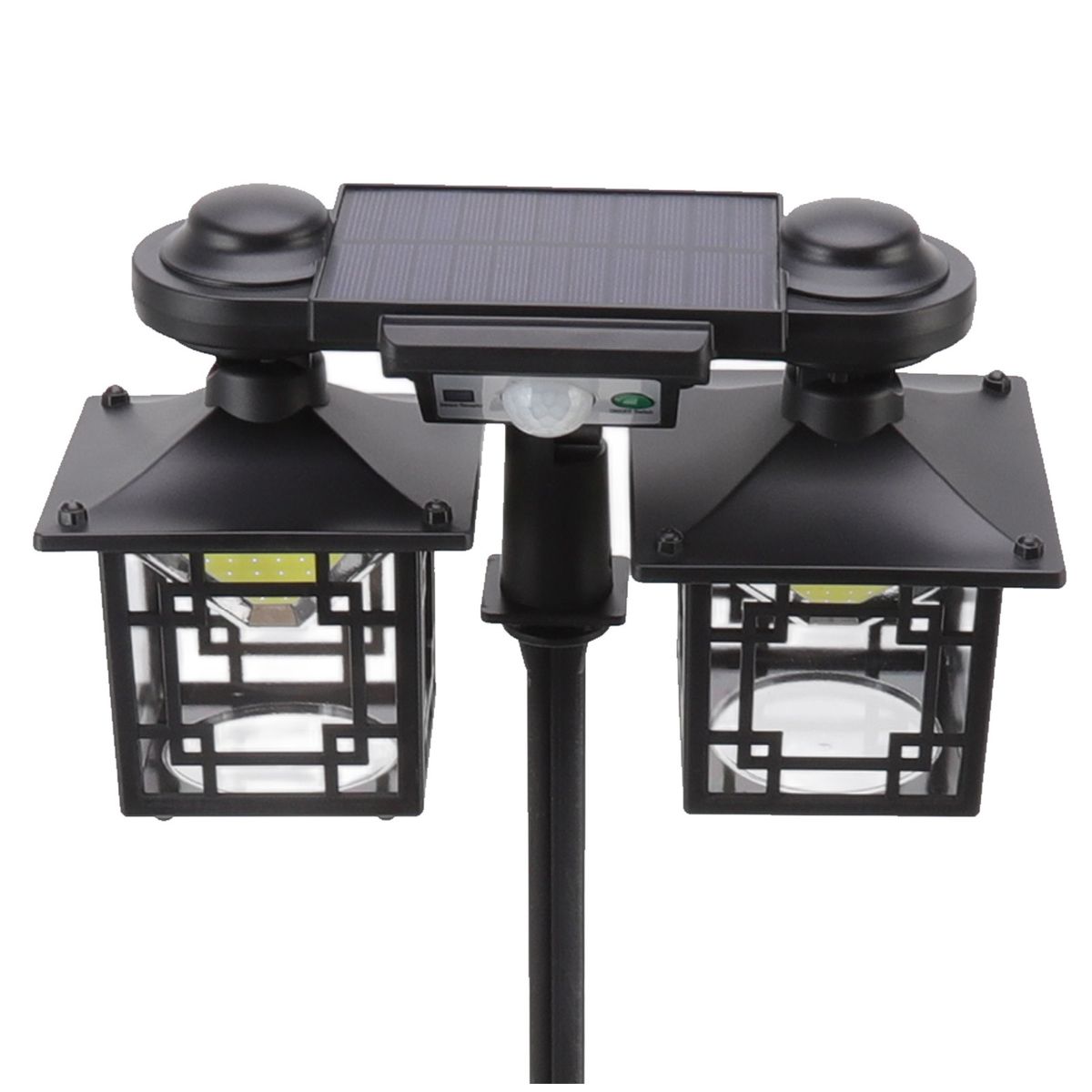 GENERICO - Luz Solar Doble Uso Para Exteriores Sensor De Movimiento Con Control  Patio y Jardín