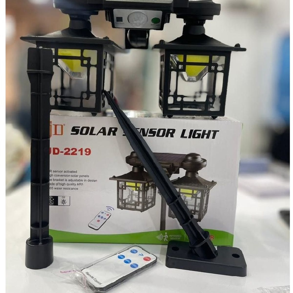 GENERICO - Luz Solar Doble Uso Para Exteriores Sensor De Movimiento Con Control  Patio y Jardín