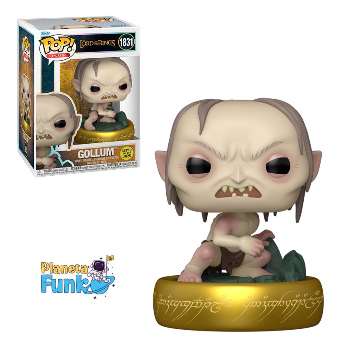 FUNKO - EL SEÑOR DE LOS ANILLOS GOLLUM GLOW IN THE DARK