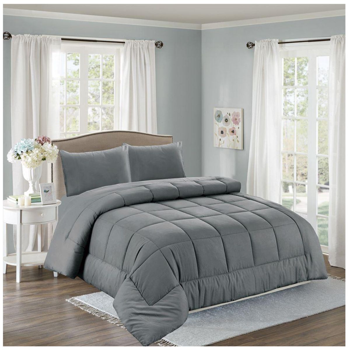 CASATEX - EDREDÓN CASATEX TELA CON TELA COLOR ENTERO EN 2 PLZ