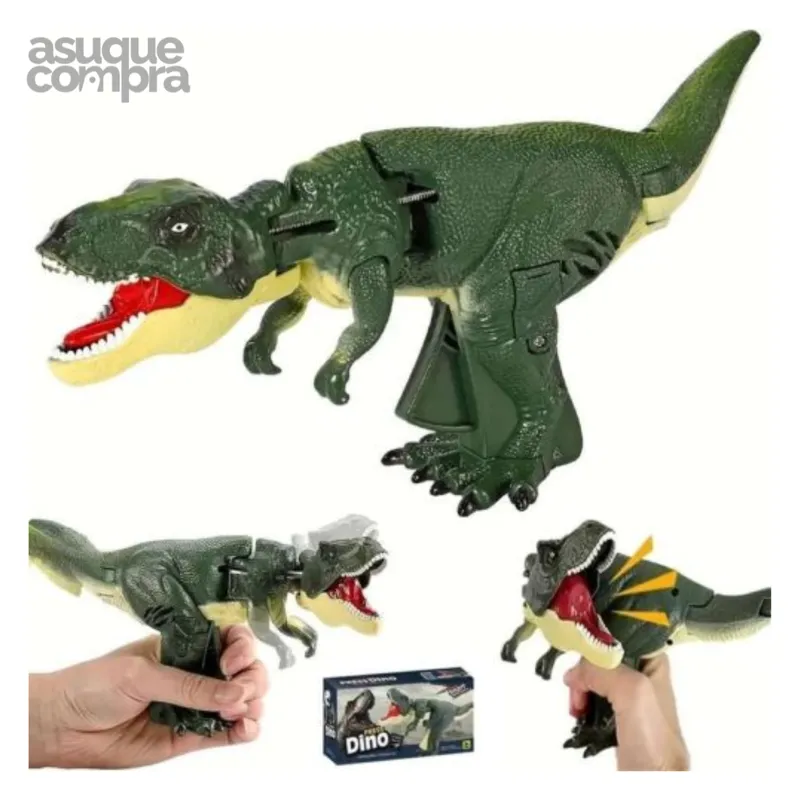 GENERICO - DINOSAURIO ROAR ROAR VERDE CON SONIDO PARA NIÑOS JS