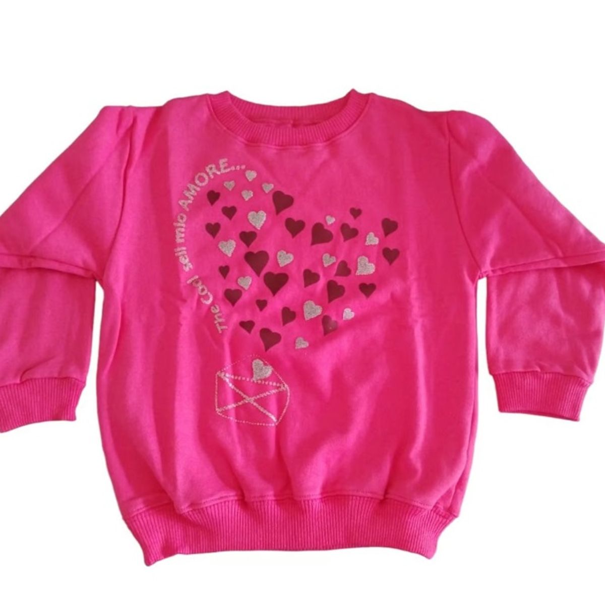 GENERICO - Conjunto Niña 2 Piezas Corazon