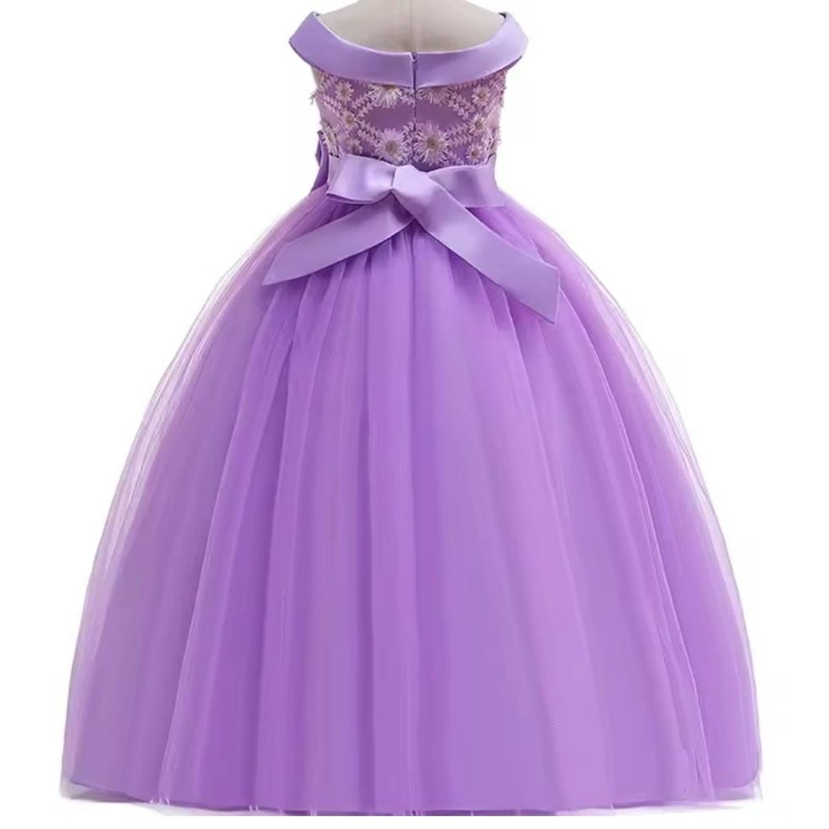 GENERICO - Vestido Niña Princesa Lila Talla 10