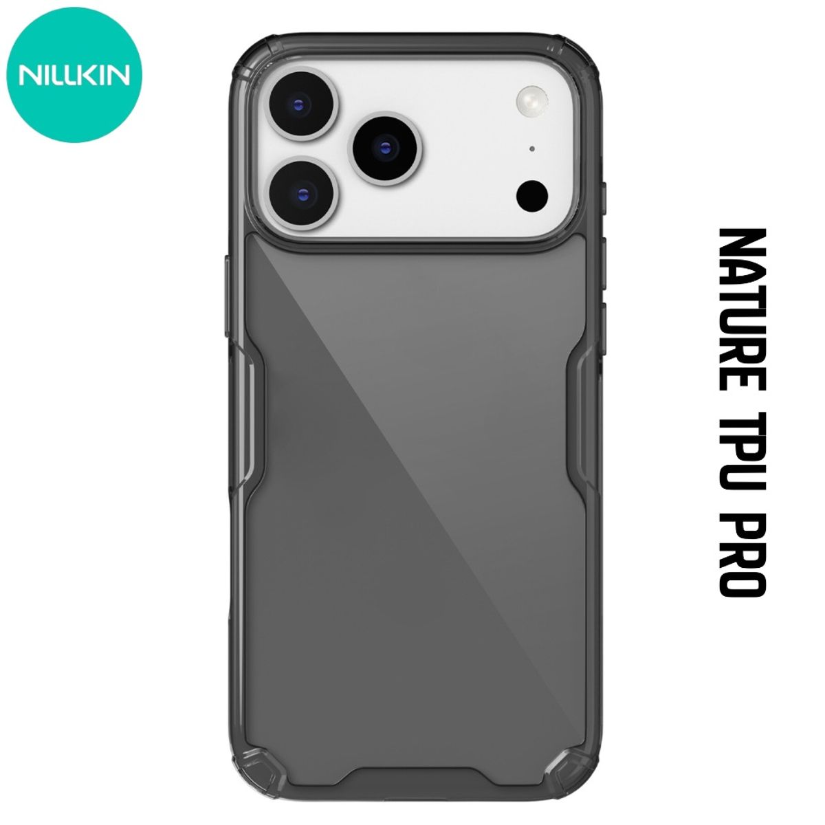 NILLKIN - Case Nillkin Nature TPU Pro - iPhone 17 Pro Max - Negro Clear
