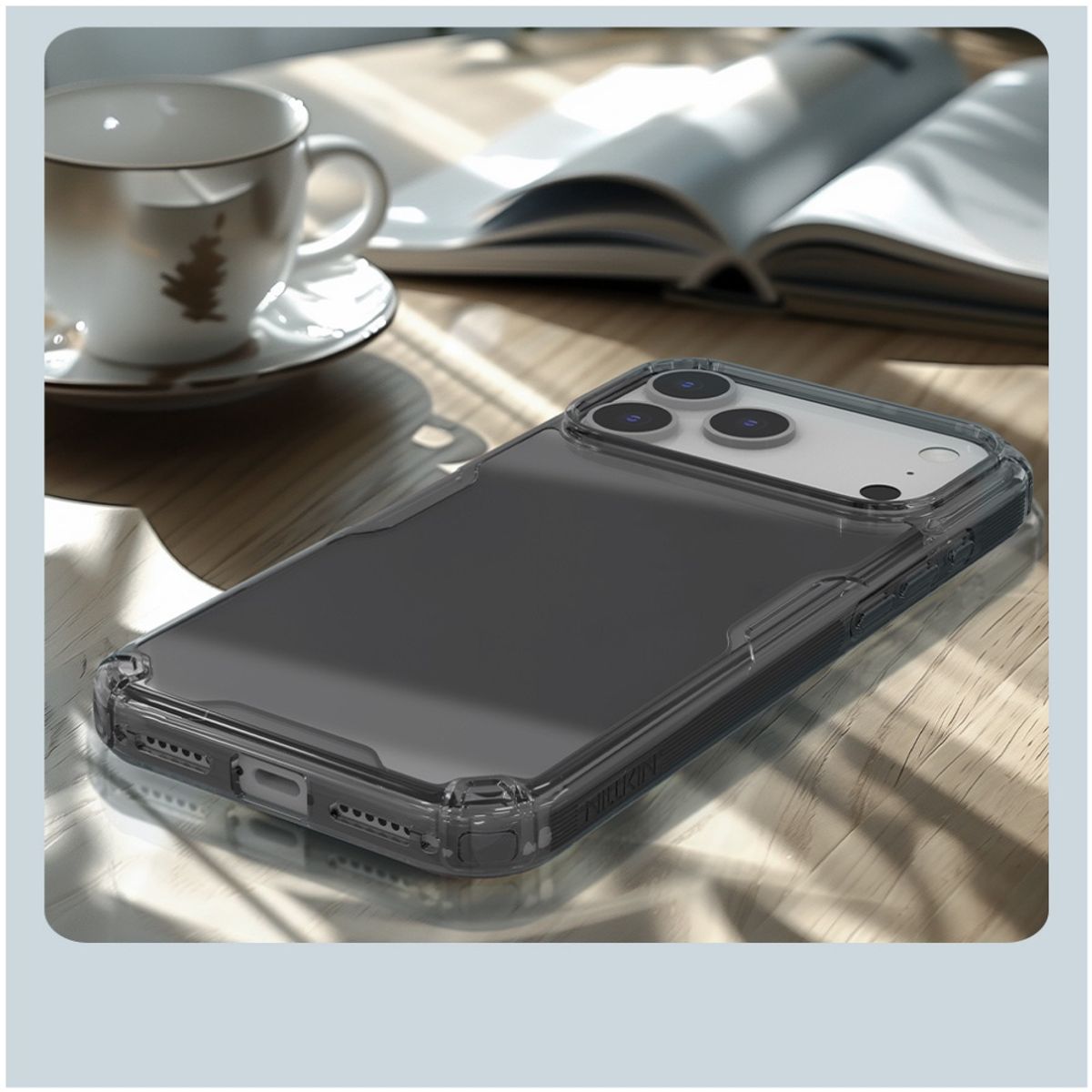 NILLKIN - Case Nillkin Nature TPU Pro - iPhone 17 Pro Max - Negro Clear