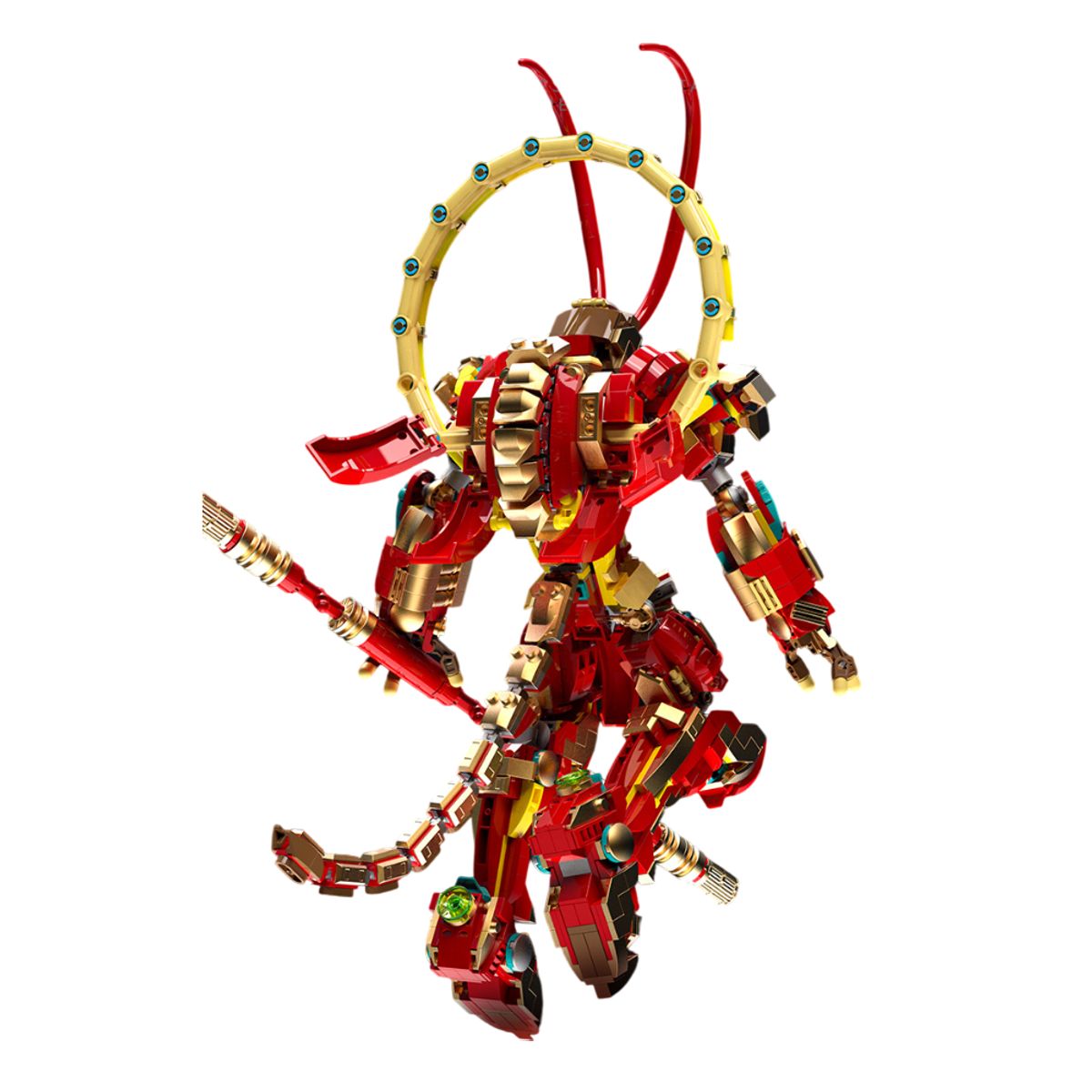 GENERICO - Robot Rey Bloques Armables Figura de 1393 piezas