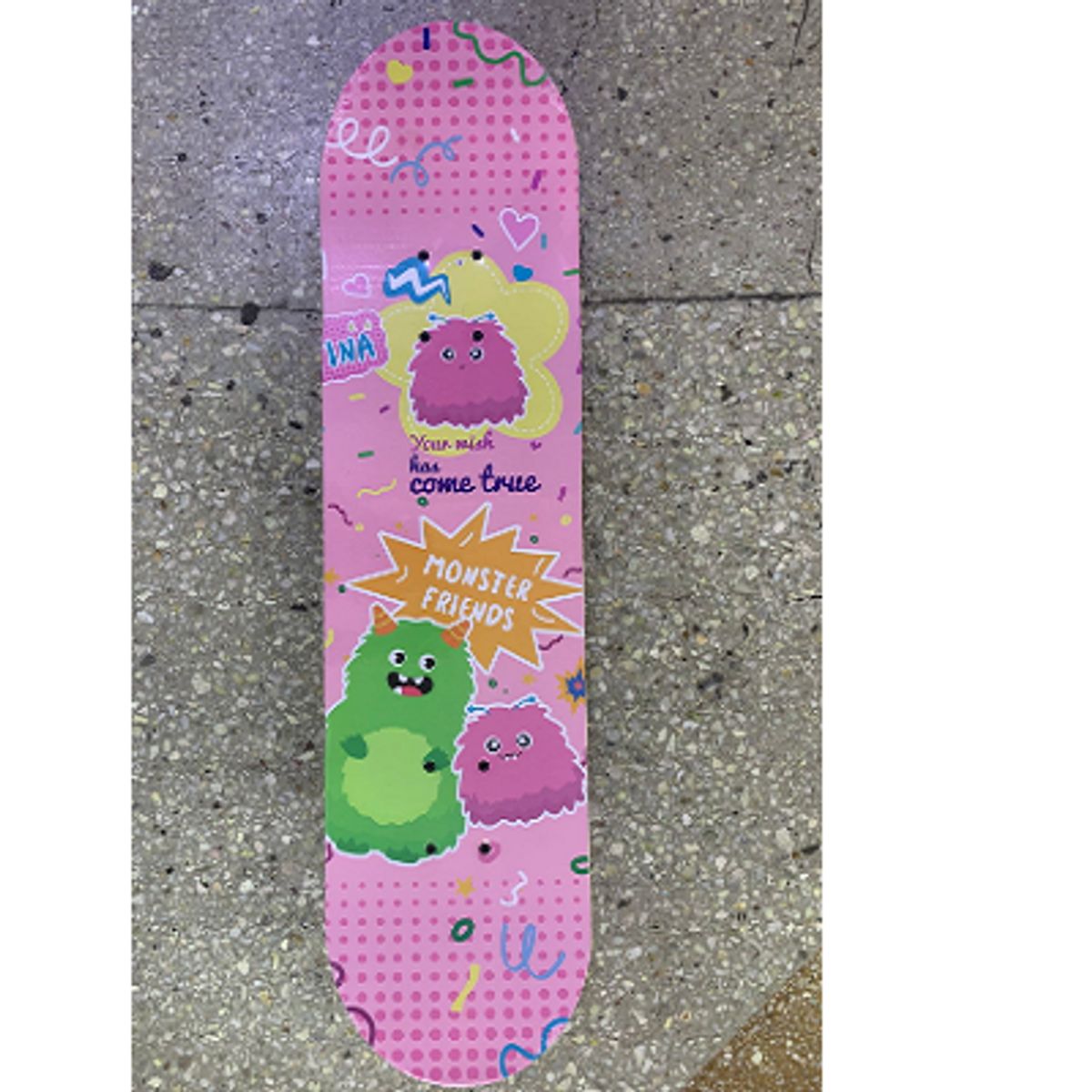 GENERICO - SKATEBOARD DE MADERA PARA NIÑOS