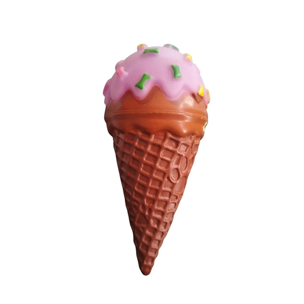GENERICO - Juguete de goma helado lila con sonido para perros