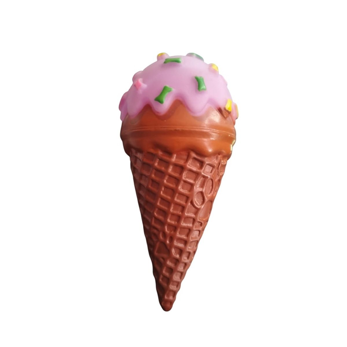 GENERICO - Juguete de goma helado lila con sonido para perros