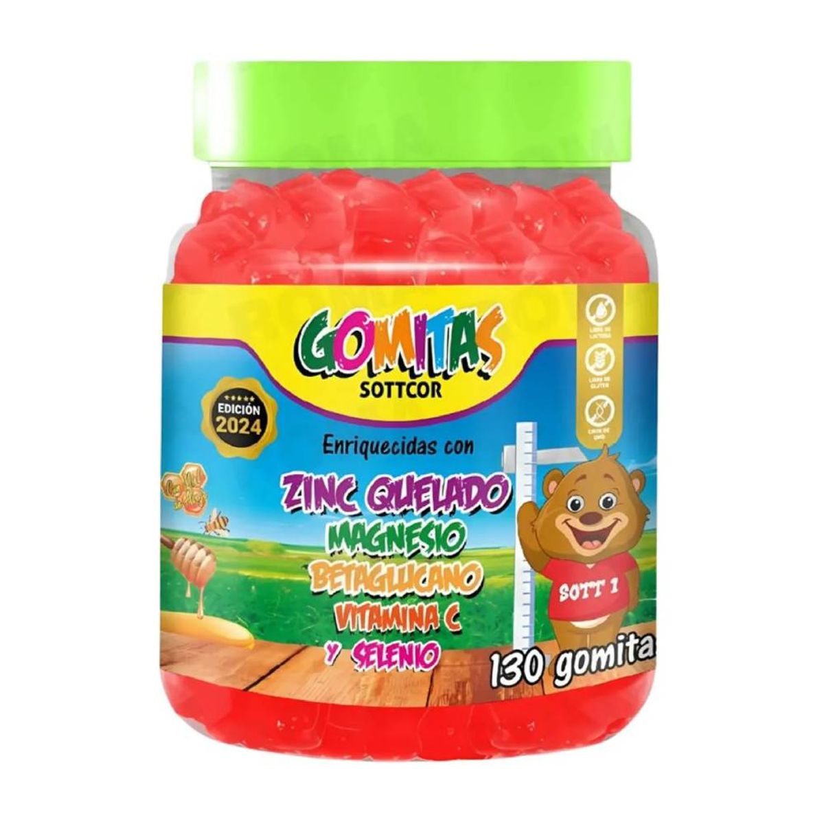 GENERICO - Gomitas de Zinc Quelado para Niños 130 Gomitas Sottcor Labs