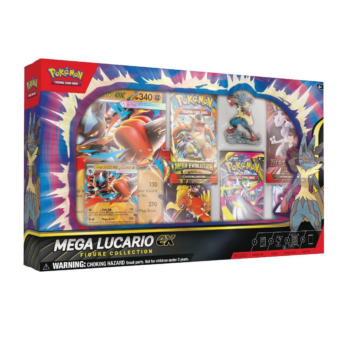 POKEMON - Pokemon TCG Mega Lucario Ex Figure Collection Ingles
