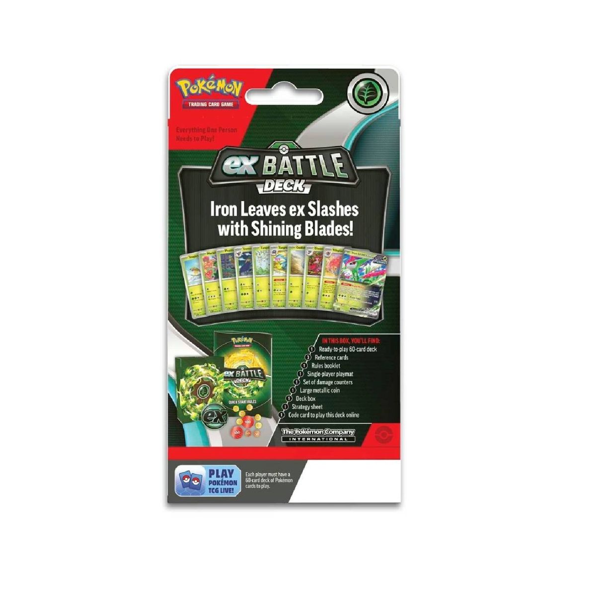 POKEMON - Pokemon TCG Battle Deck Iron Leaves ex Ingles