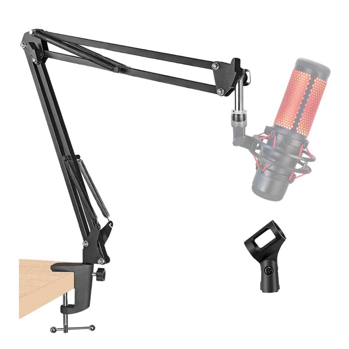 GENERICO - Soporte Brazo Para Micrófono Ajustable Giratorio Plegable