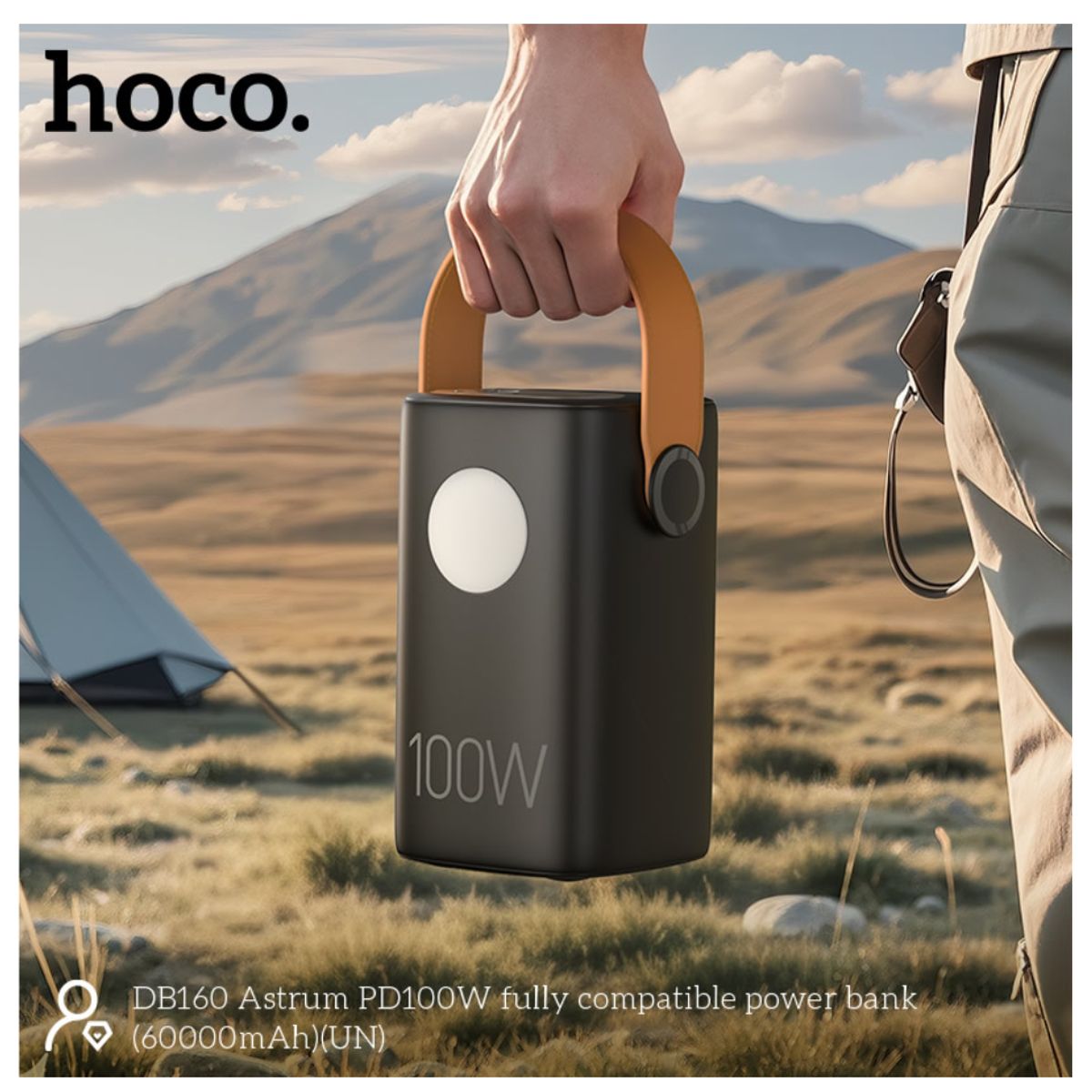 HOCO - Power Bank Hoco Cargador Carga Rapida 60000mAh Astrum 100w Para Laptop Smartphone Tablet