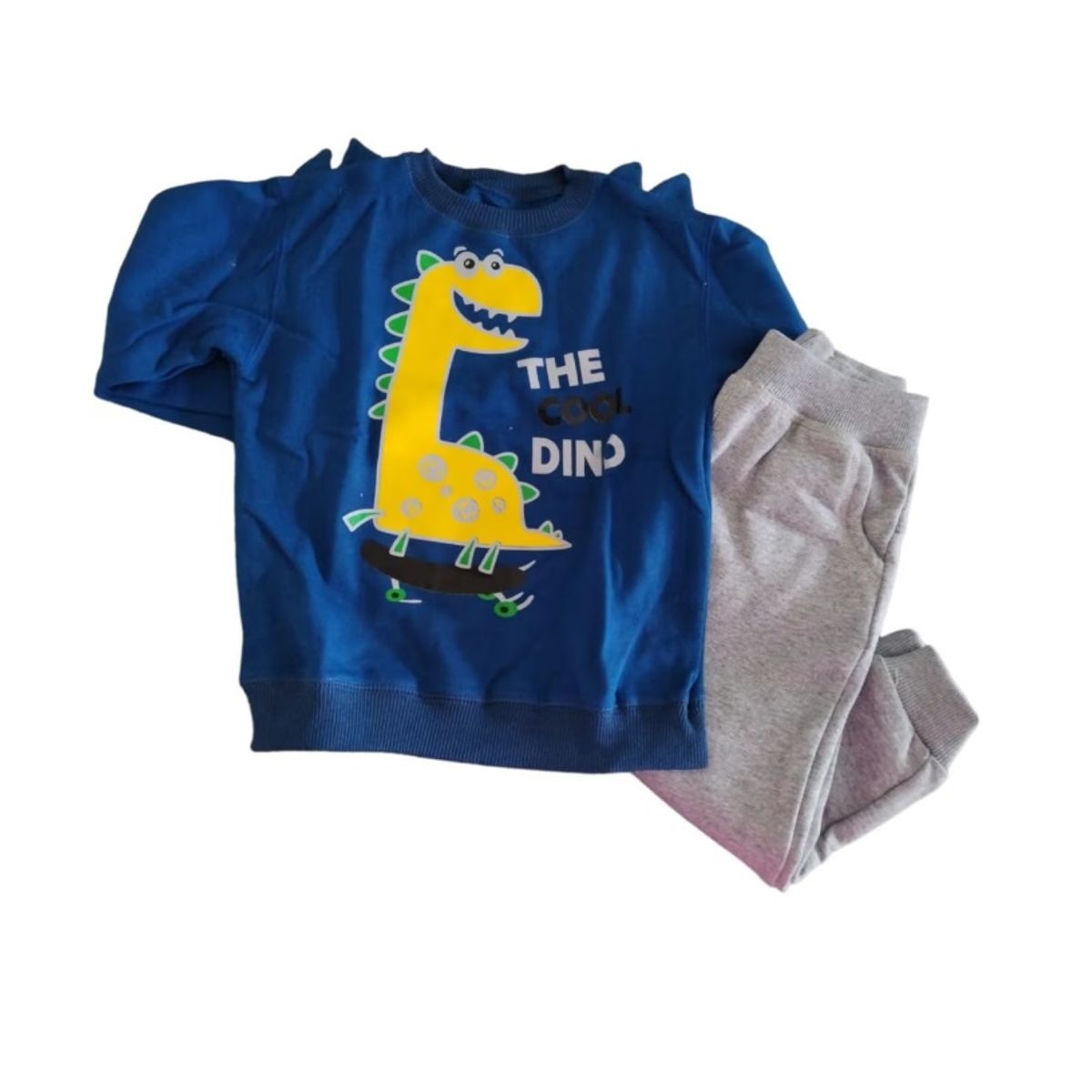 GENERICO - Conjunto Niño Dino Cool Acero