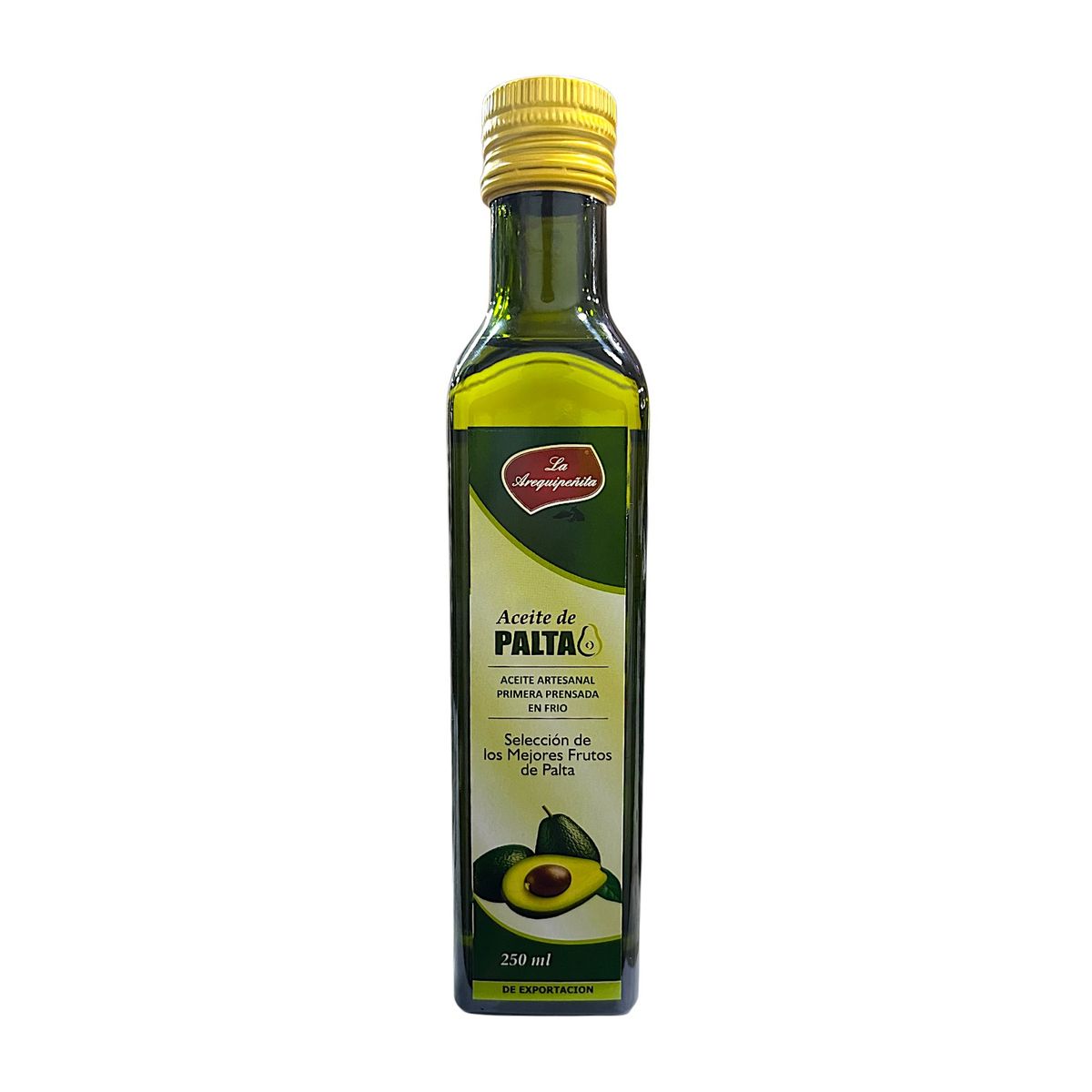 GENERICO - Aceite de Palta Extra Virgen 250 ml Prensado en Frío 100% natural