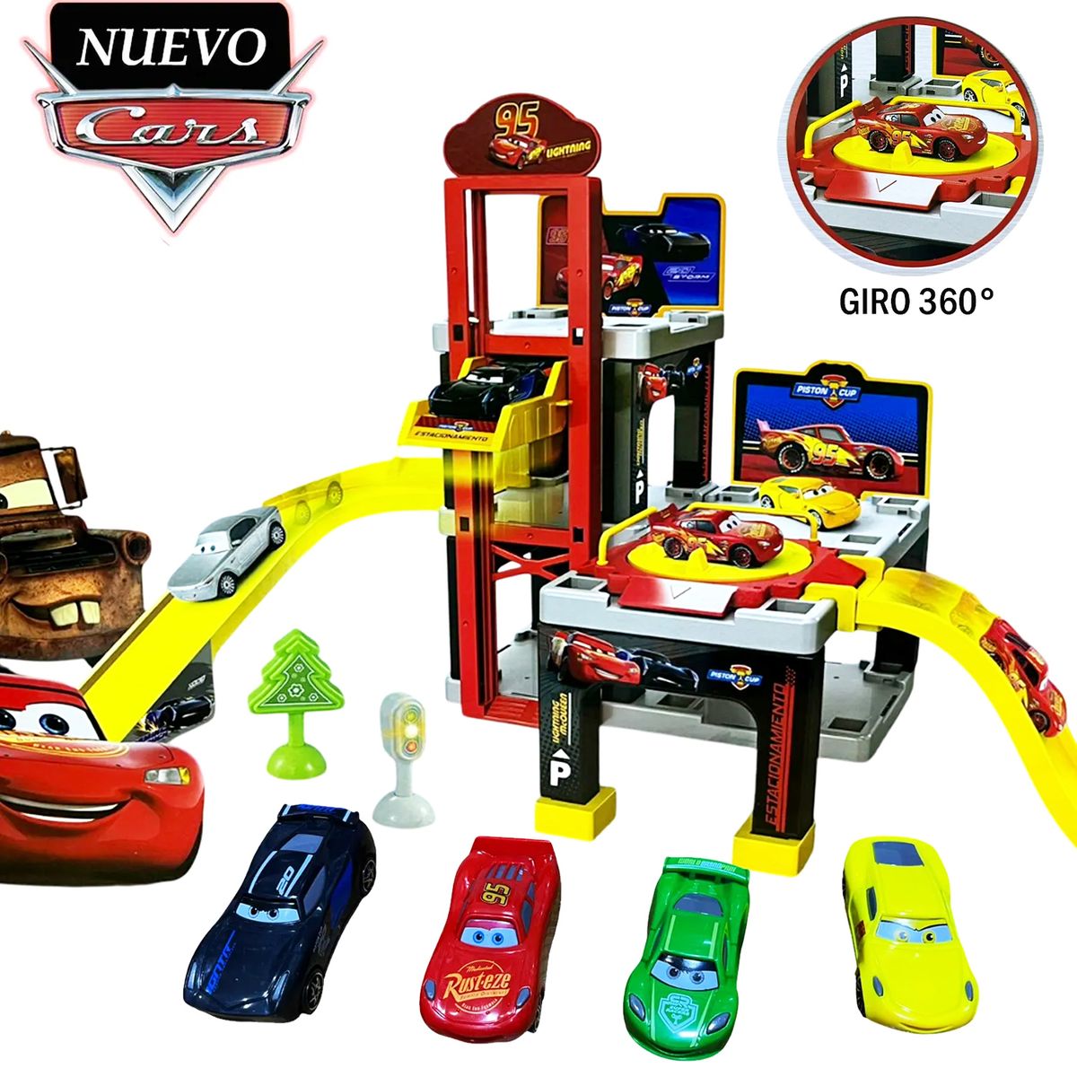 PIXAR - Juguete Pista de Estacionamiento CARS Alternativo A1 6345
