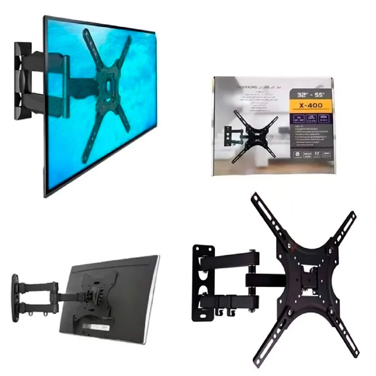 GENERICO - Rack Para Tv Tamaño De Pantalla Smart 32-55 Móvil Plegable