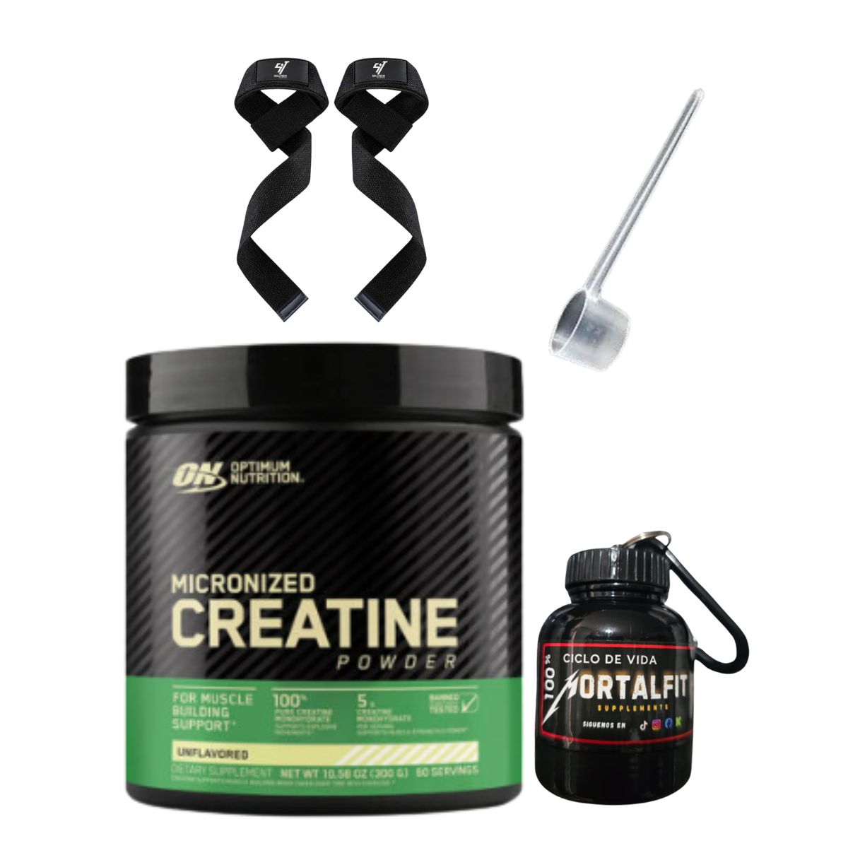 OPTIMUN NUTRITION - Creatina Monohidratada ON 300 Gr + regalos