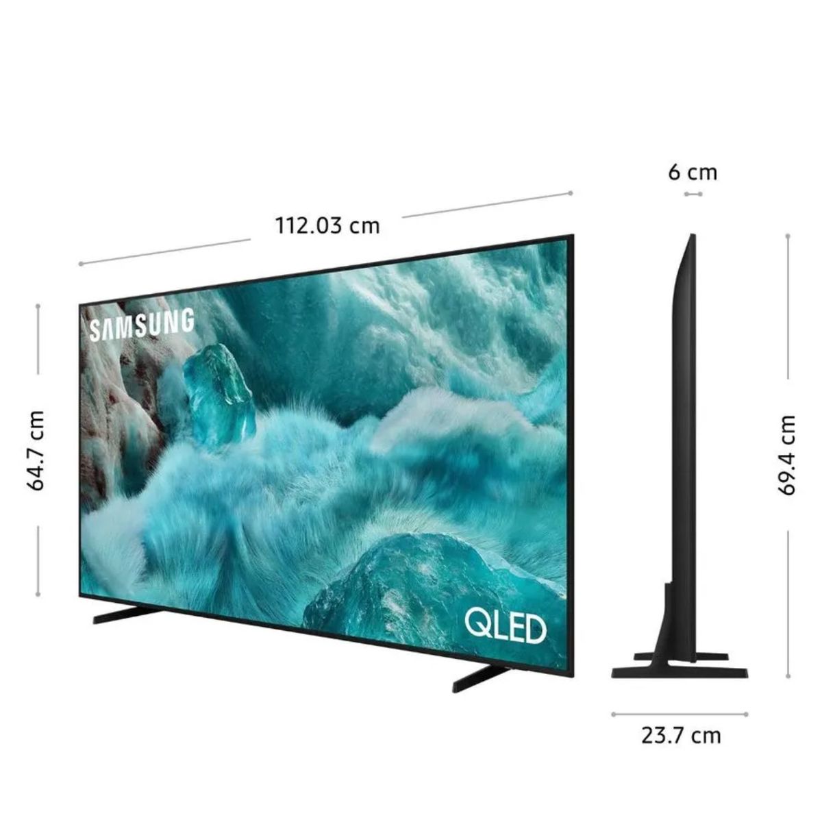 SAMSUNG - TELEVISOR SAMSUNG 50" QN50Q7FAAGXPE QLED TIZEN 8.0