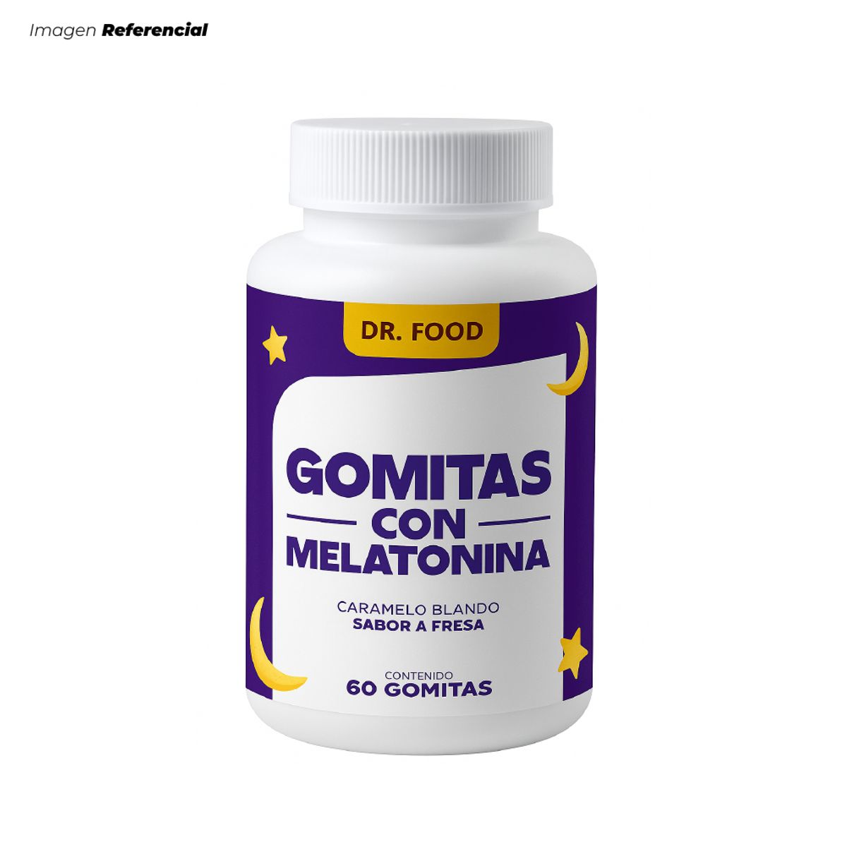 GENERICO - Gomitas con Melatonina Sabor Fresa DR Food