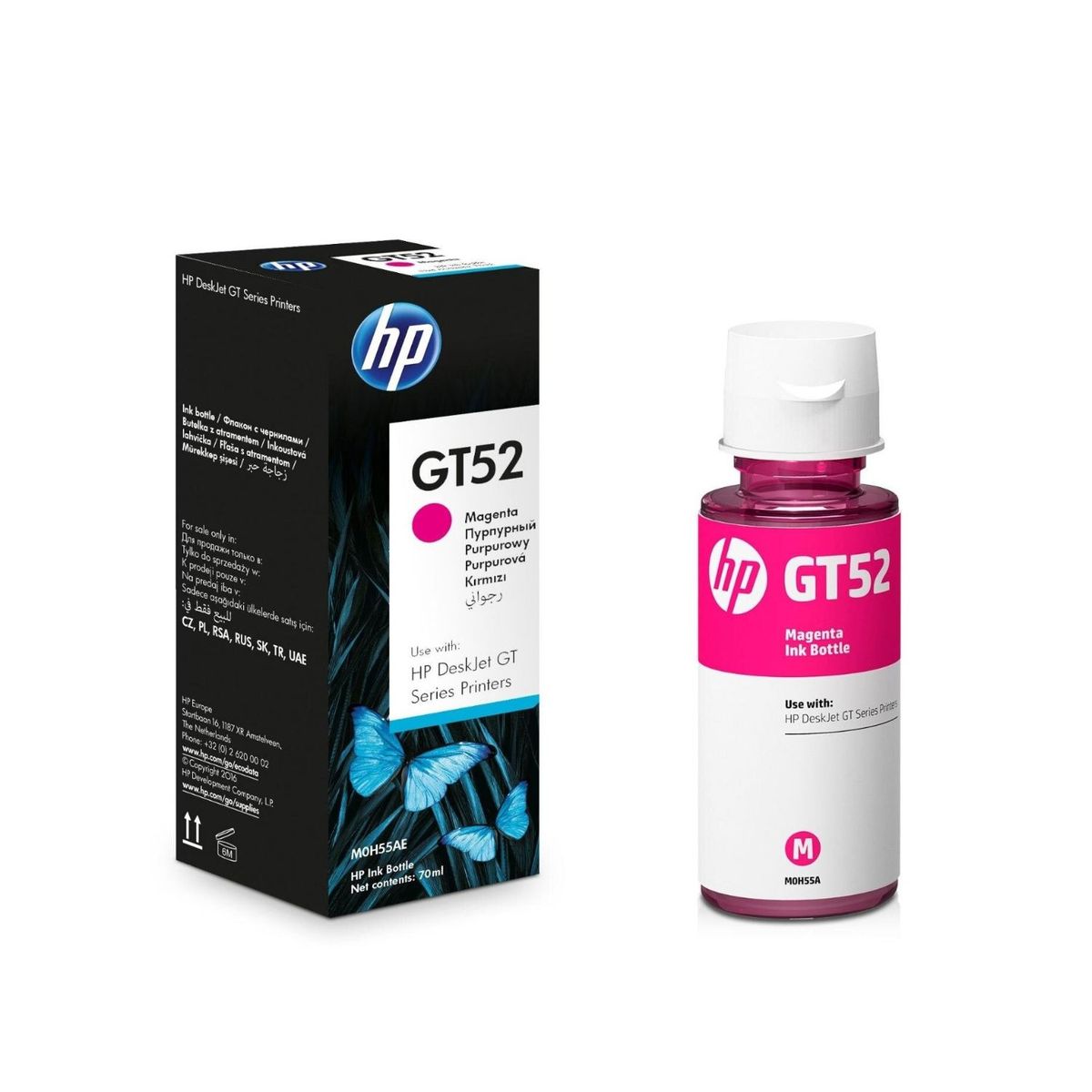 HP - BOTELLA DE TINTA HP GT52 MAGENTA (M0H55AL) 70 ML