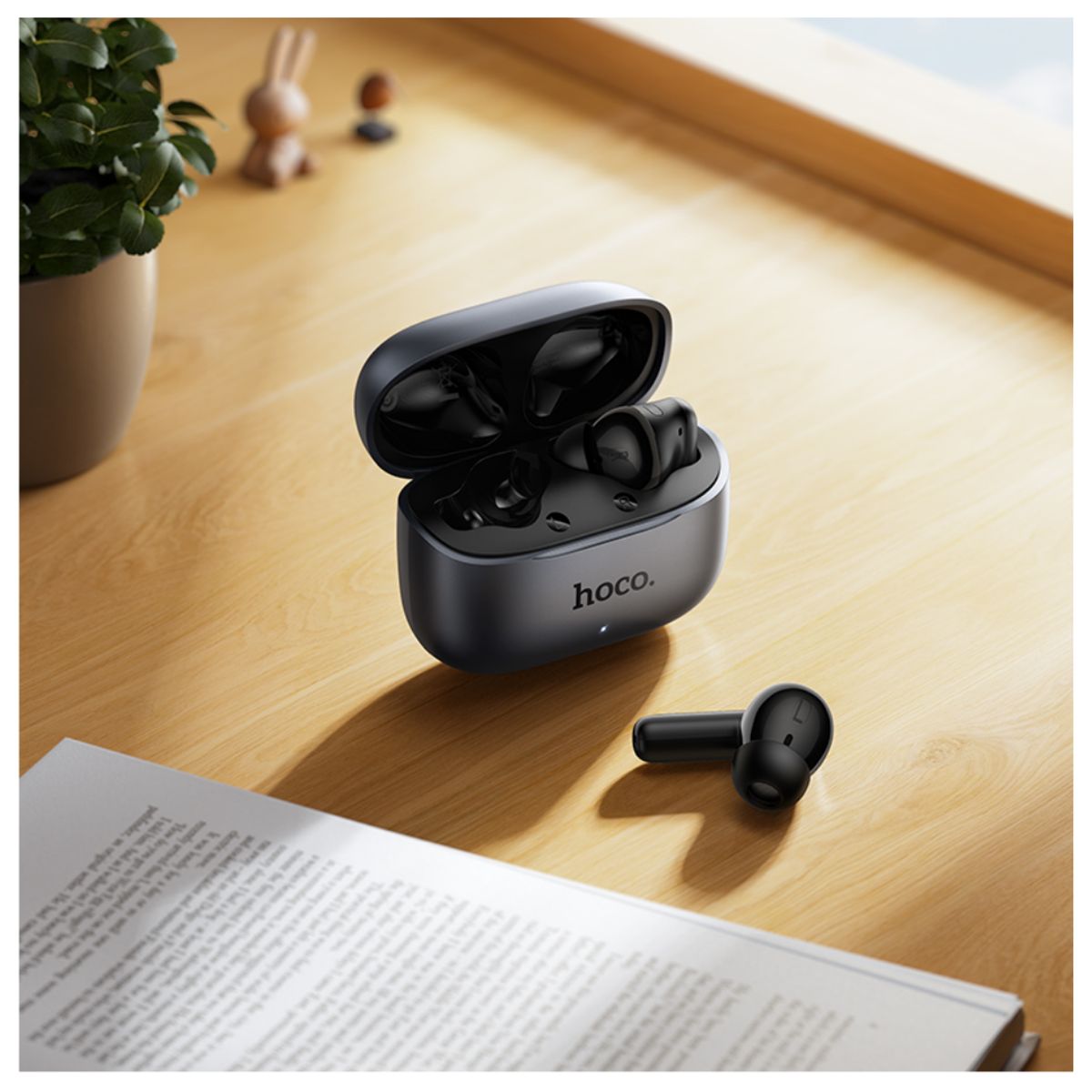 HOCO - Audifono Inalámbricos Hoco Auricular Traducción AI Cancelación de Ruido ANC+ENC y Control Táctil