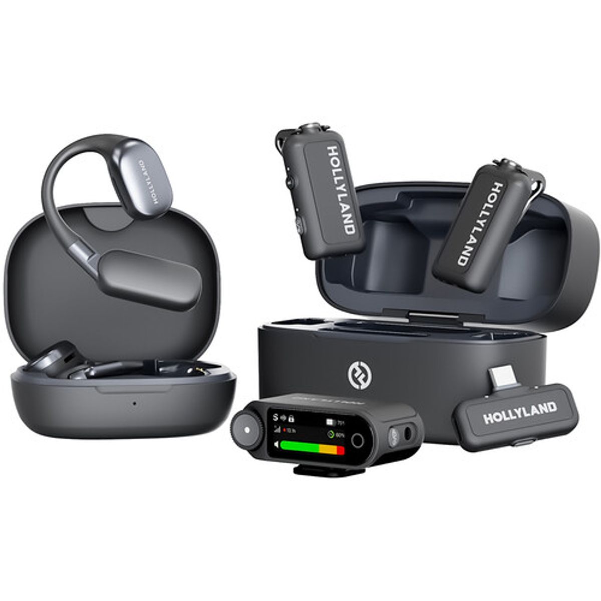 HOLLYLAND - Hollyland Lark Max 2 Combo Ultimate Microfono Inalambrico Profesional