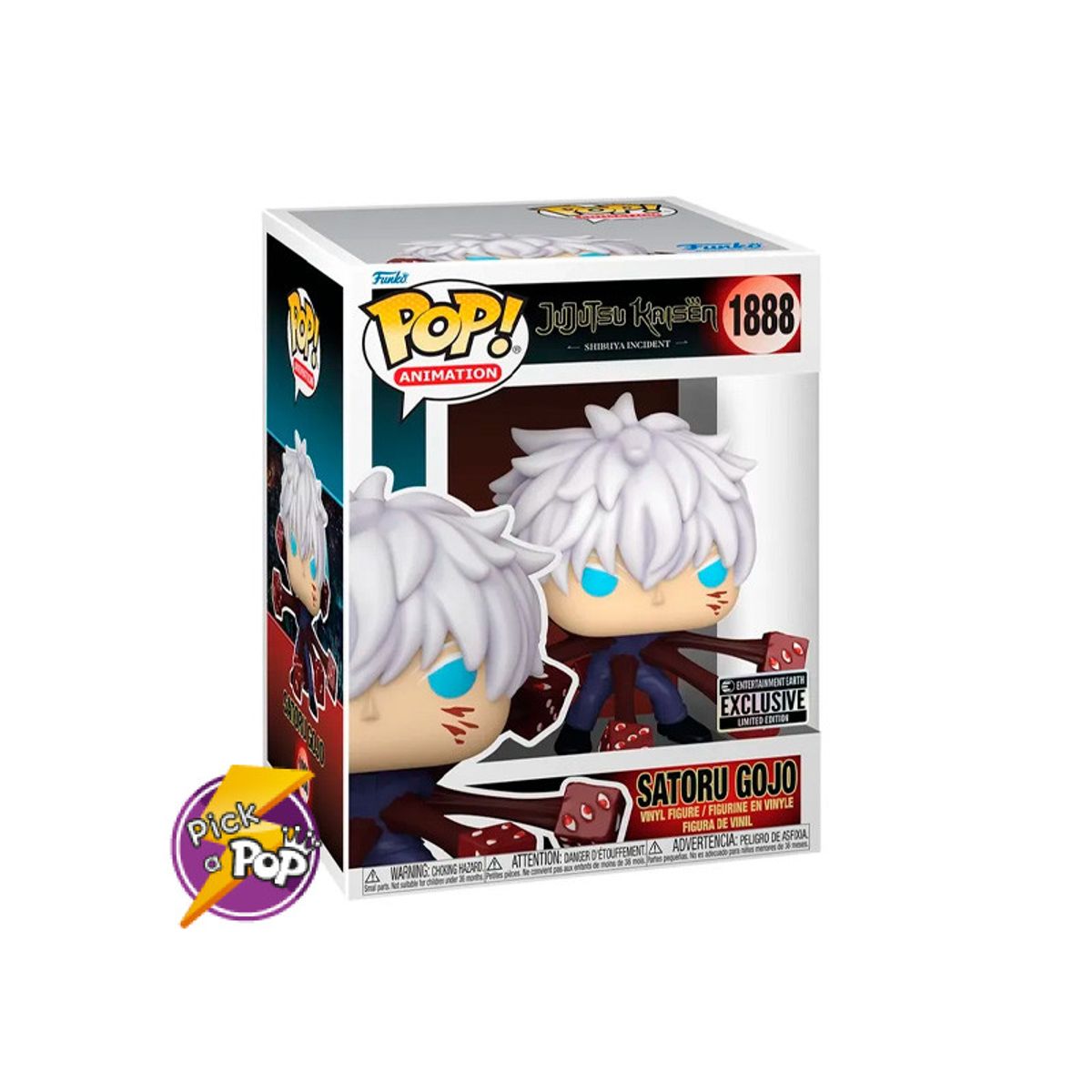 FUNKO - JUJUTSU KAISEN SATORU GOJO TRAPPED PREMIUM EXCLUSIVO 1888