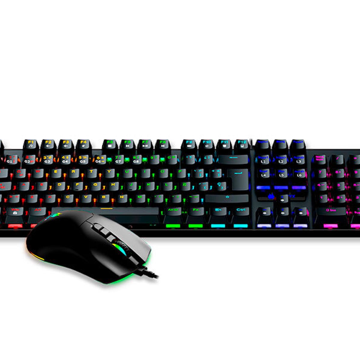 ANTRYX - TECLADO Y MOUSE MECANICO ANTRYX GC-3100 BLACK BLUE AGC-3100KBL-SP