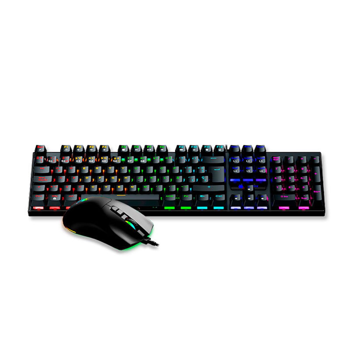 ANTRYX - TECLADO Y MOUSE MECANICO ANTRYX GC-3100 BLACK BLUE AGC-3100KBL-SP