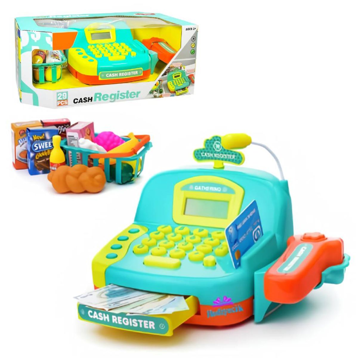 GENERICO - Caja Registradora de Juguete con Sonido y Calculadora