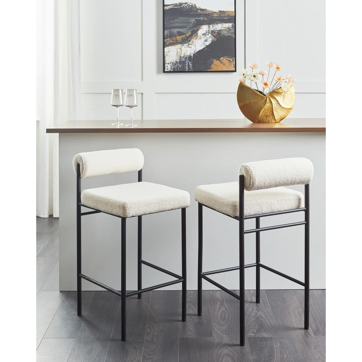 VENTITAS HOME - Banco de Bar Gaia Ventitas Home Blanco