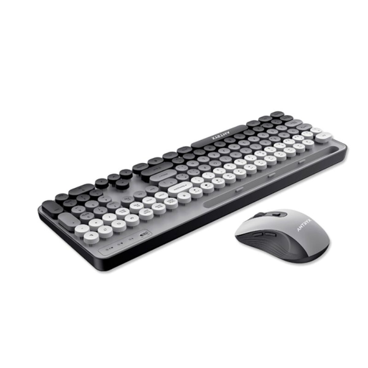 ANTRYX - TECLADO Y MOUSE ANTRYX WS-970 WIRELESS GRAY HOLDER SLOT ASC-WS970GY