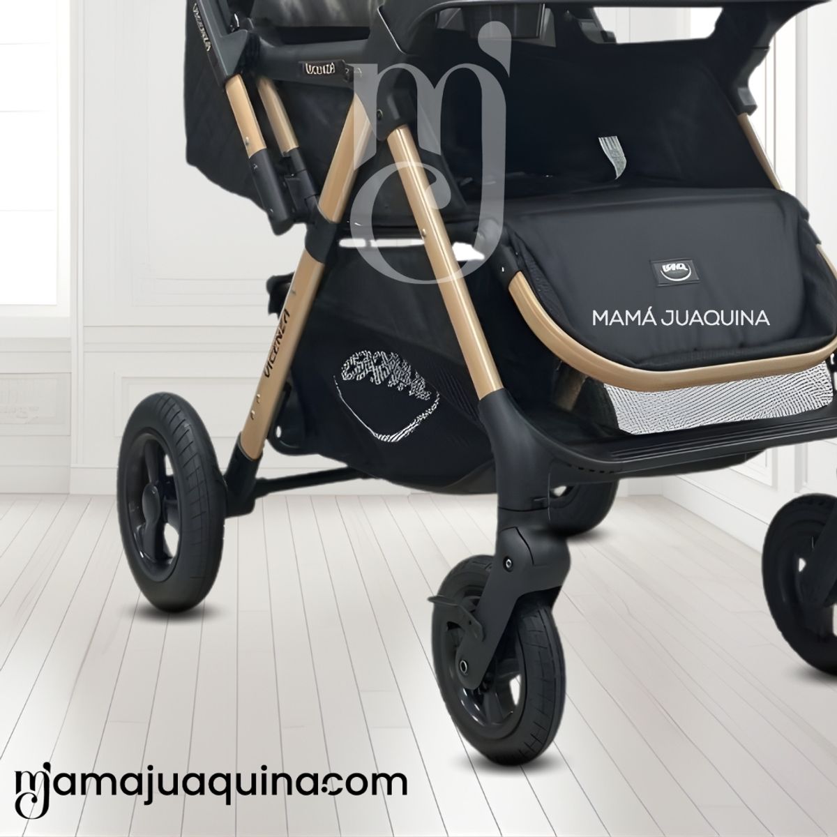 Baby - Coche Cuna De Lujo «DANNEL» con Mochila Black