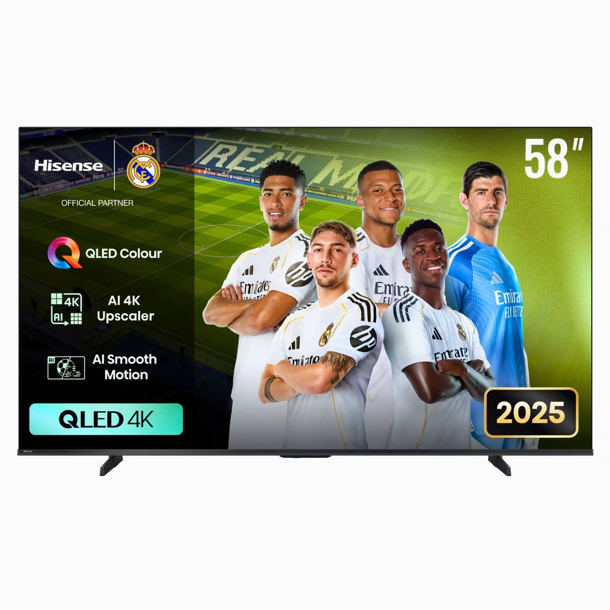 HISENSE - Televisor Hisense 58"  QLED UHD 4K 58Q6QV (2025)